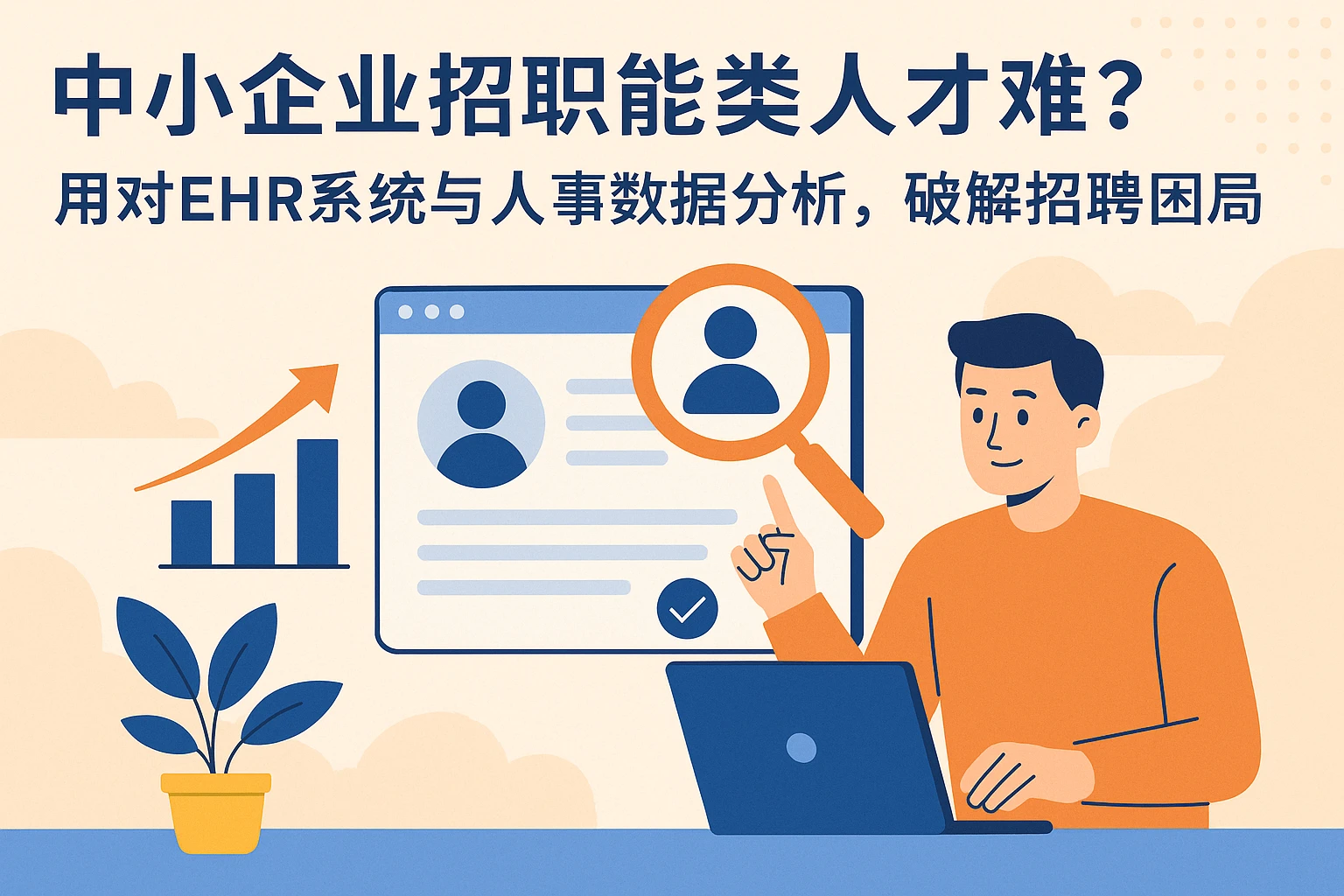 中小企业招职能类人才难？用对EHR系统与人事数据分析，破解招聘困局