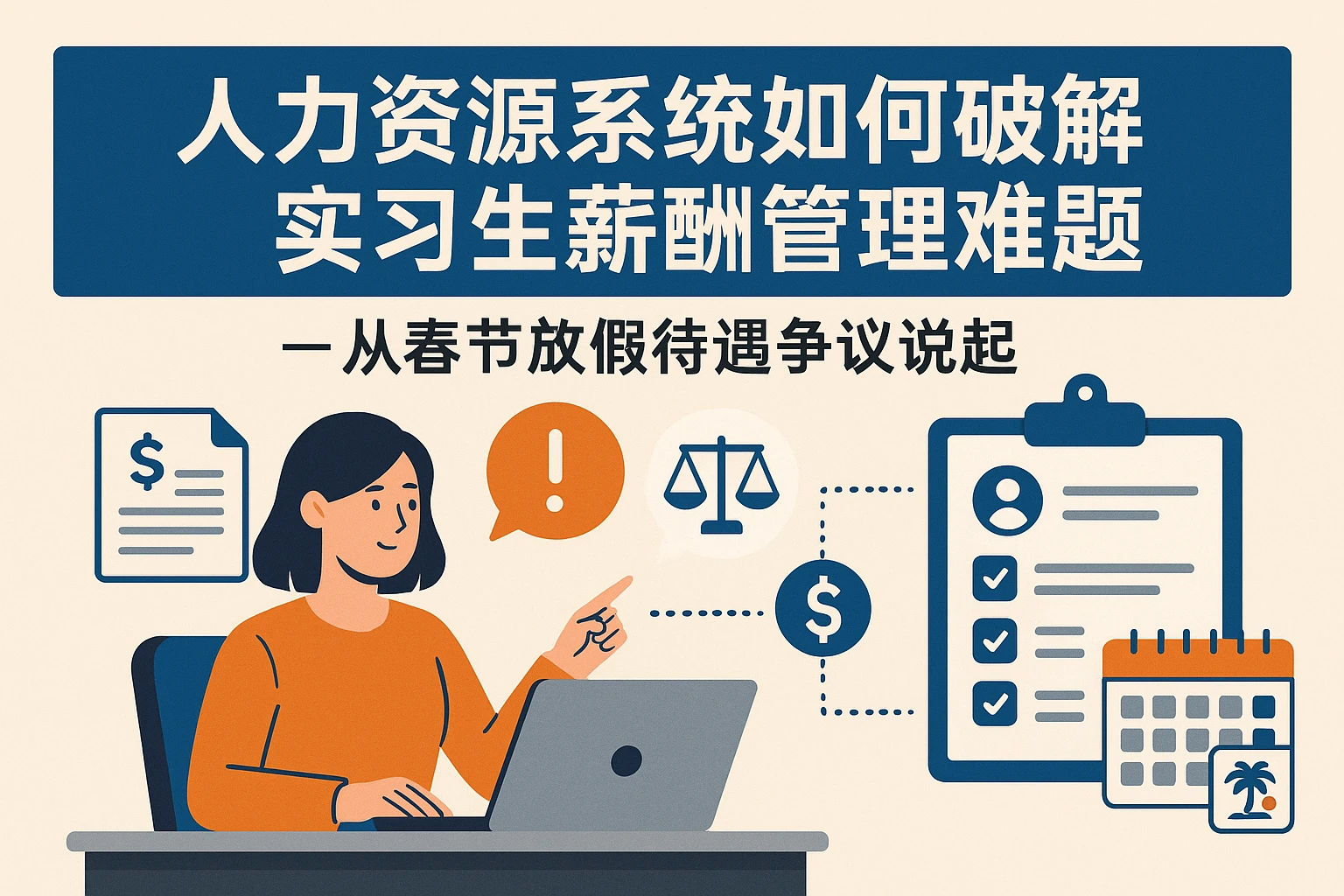人力资源系统如何破解实习生薪酬管理难题——从春节放假待遇争议说起