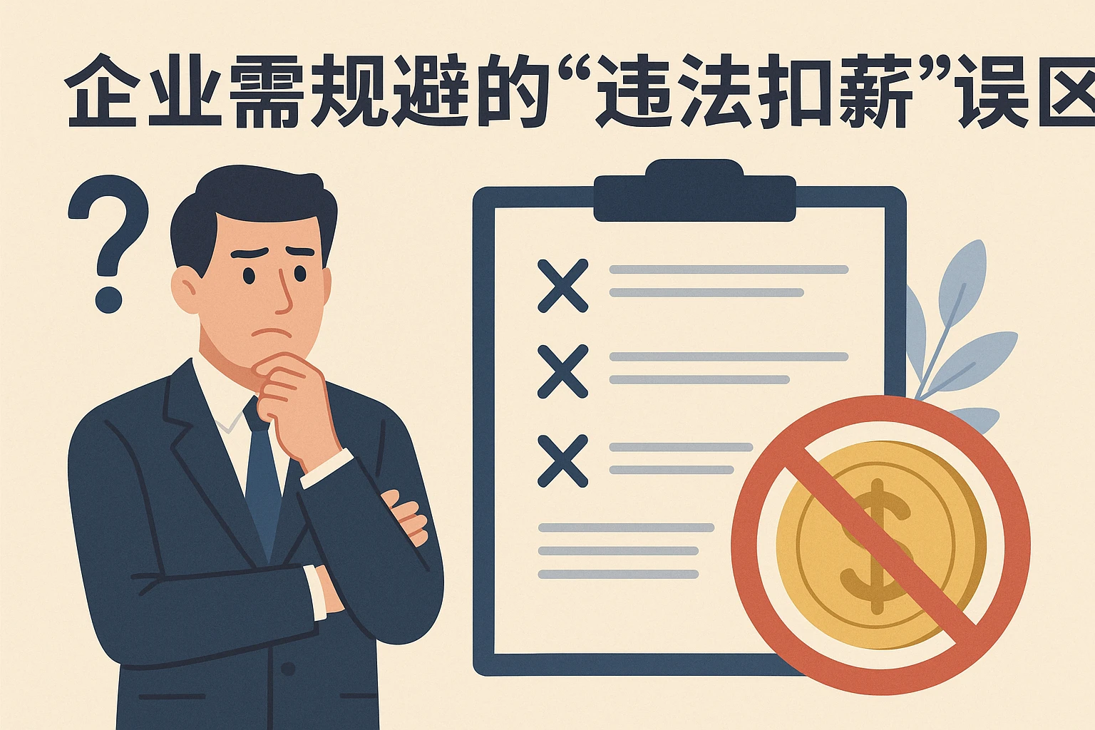 2. 企业需规避的“违法扣薪”误区