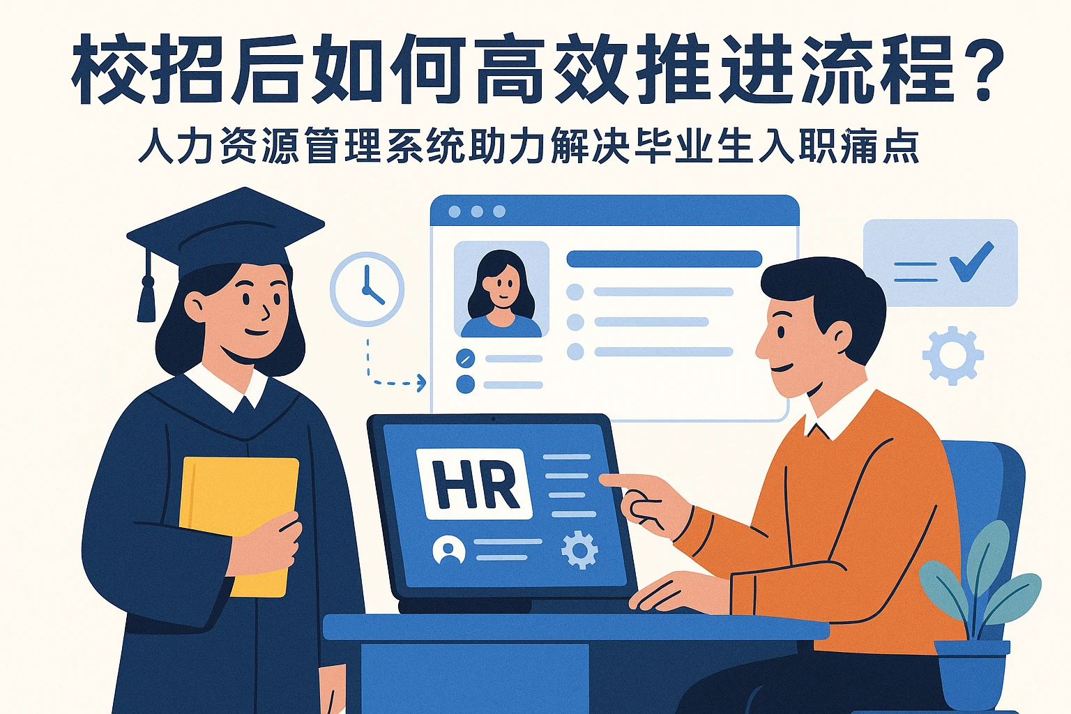 校招后如何高效推进流程？人力资源管理系统助力解决毕业生入职痛点