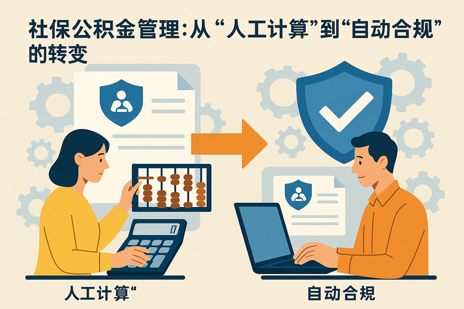 2. 社保公积金管理：从“人工计算”到“自动合规”的转变