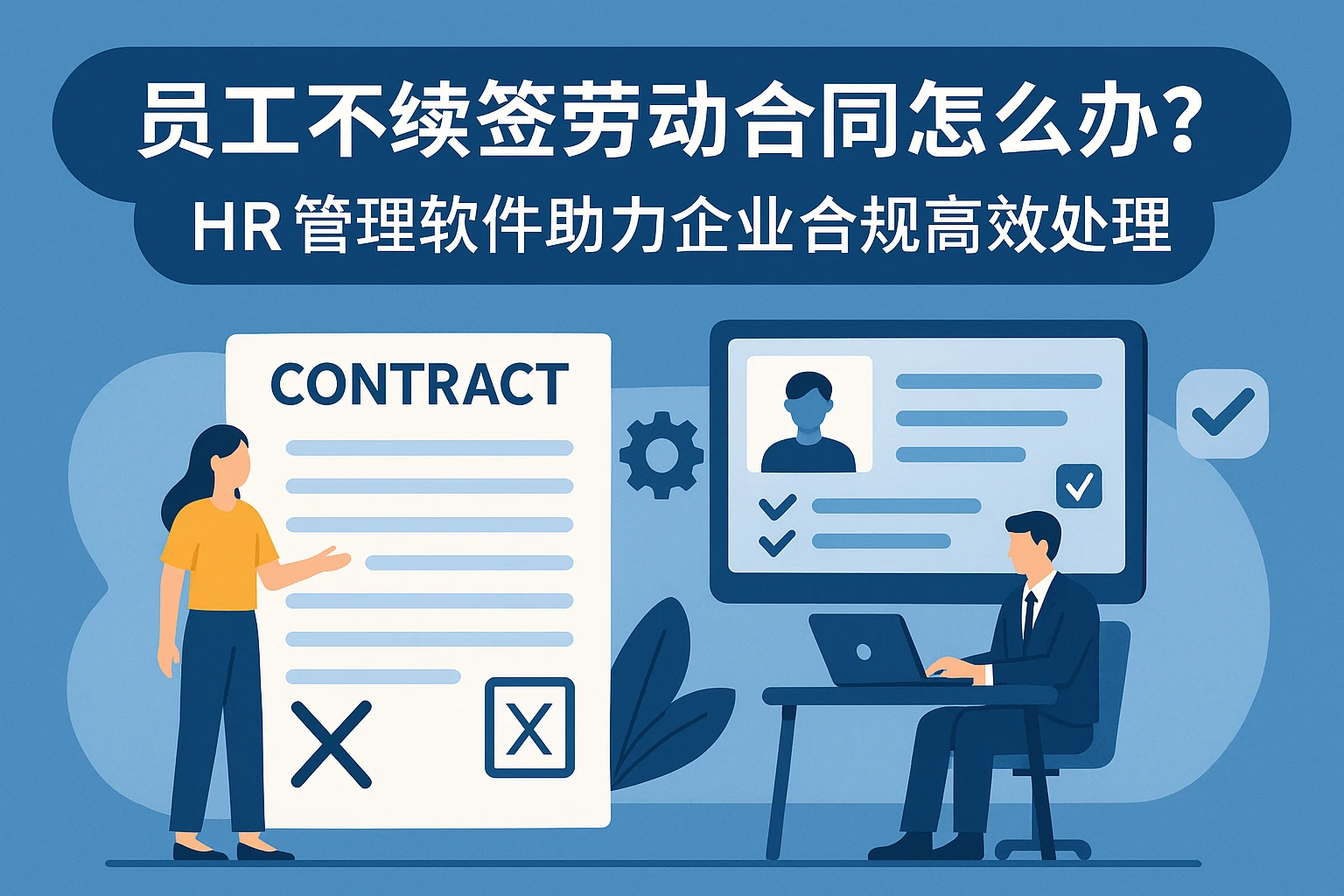 员工不续签劳动合同怎么办？HR管理软件助力企业合规高效处理