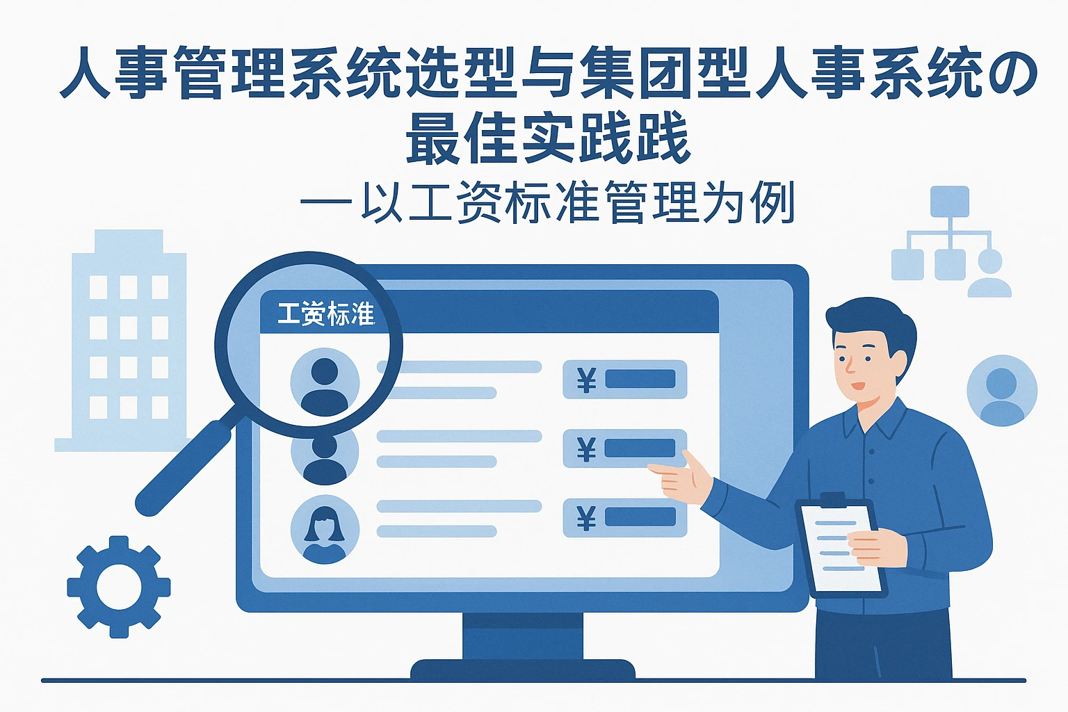 人事管理系统选型与集团型人事系统的最佳实践——以工资标准管理为例