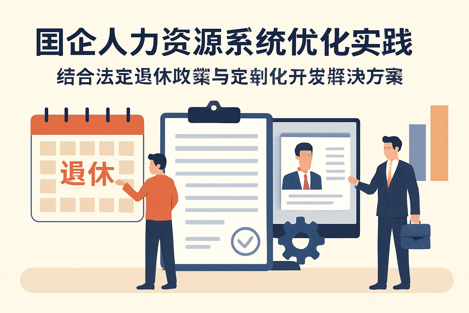国企人力资源系统优化实践：结合法定退休政策与定制化开发解决方案