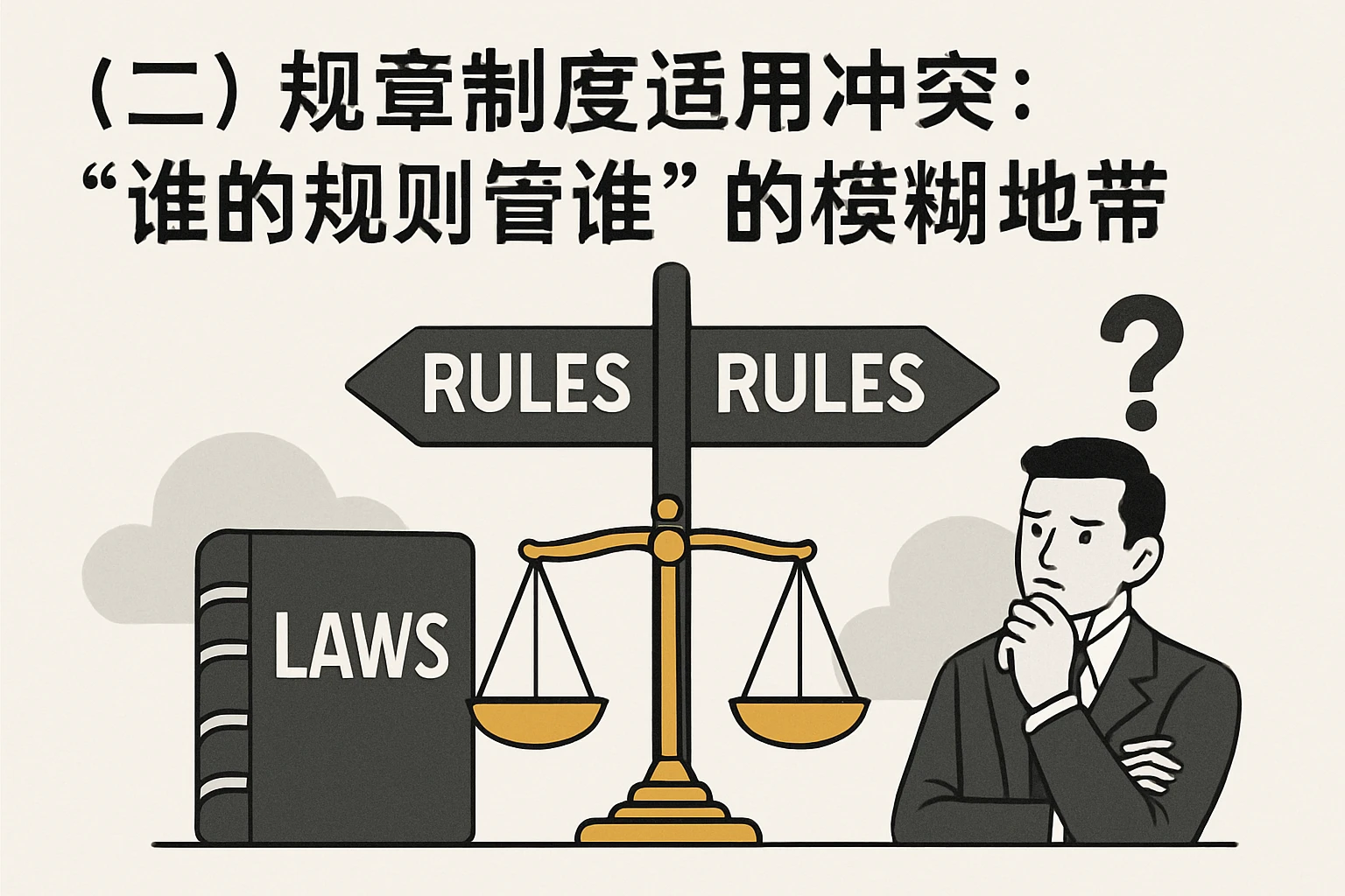 （二）规章制度适用冲突：“谁的规则管谁”的模糊地带