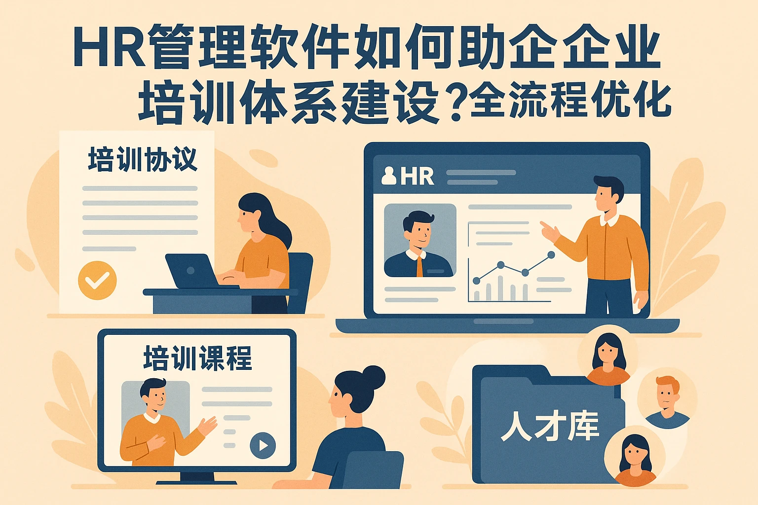 HR管理软件如何助力企业培训体系搭建？从培训协议到人才库的全流程优化