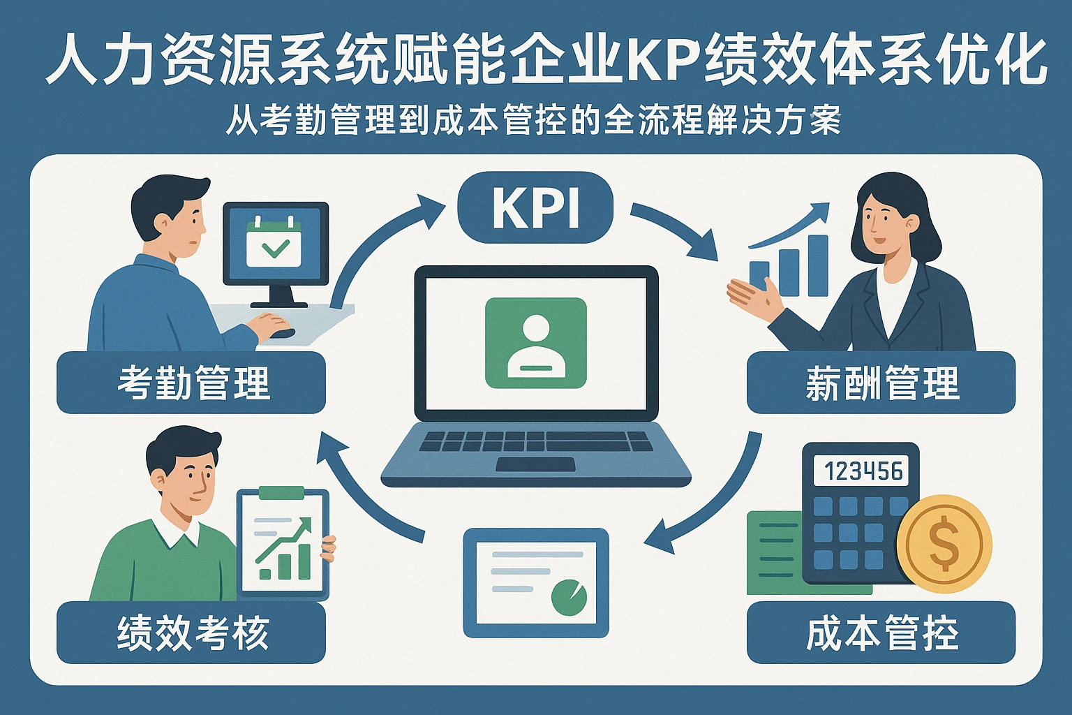 人力资源系统赋能企业KPI绩效体系优化：从考勤管理到成本管控的全流程解决方案
