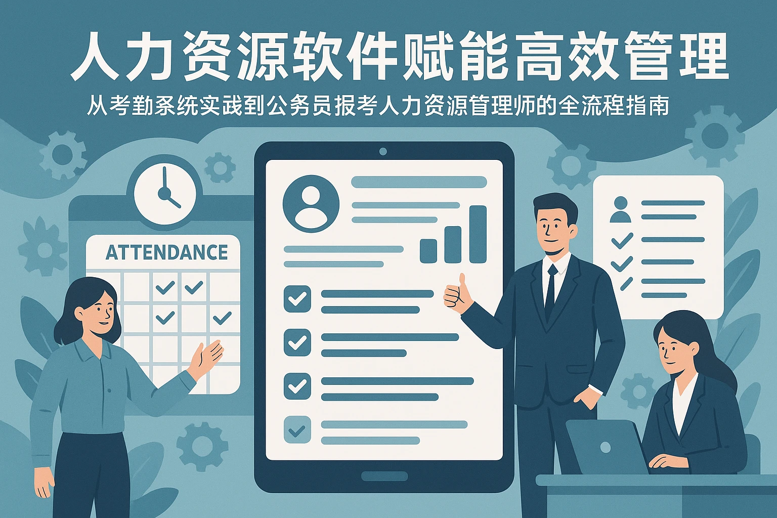人力资源软件赋能高效管理：从考勤系统实践到公务员报考人力资源管理师的全流程指南