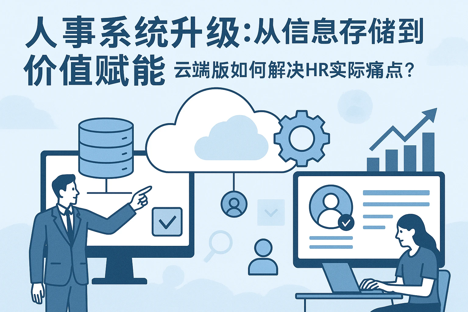 人事系统升级：从信息存储到价值赋能，云端版如何解决HR实际痛点？