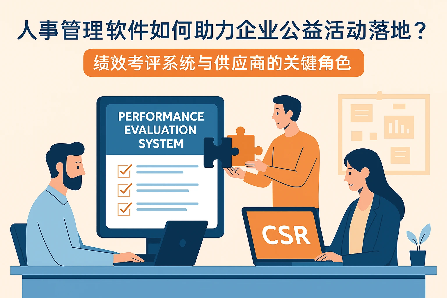 人事管理软件如何助力企业公益活动落地？绩效考评系统与供应商的关键角色