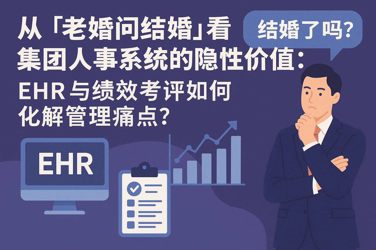 从“老板问结婚”看集团人事系统的隐性价值：EHR与绩效考评如何化解管理痛点？