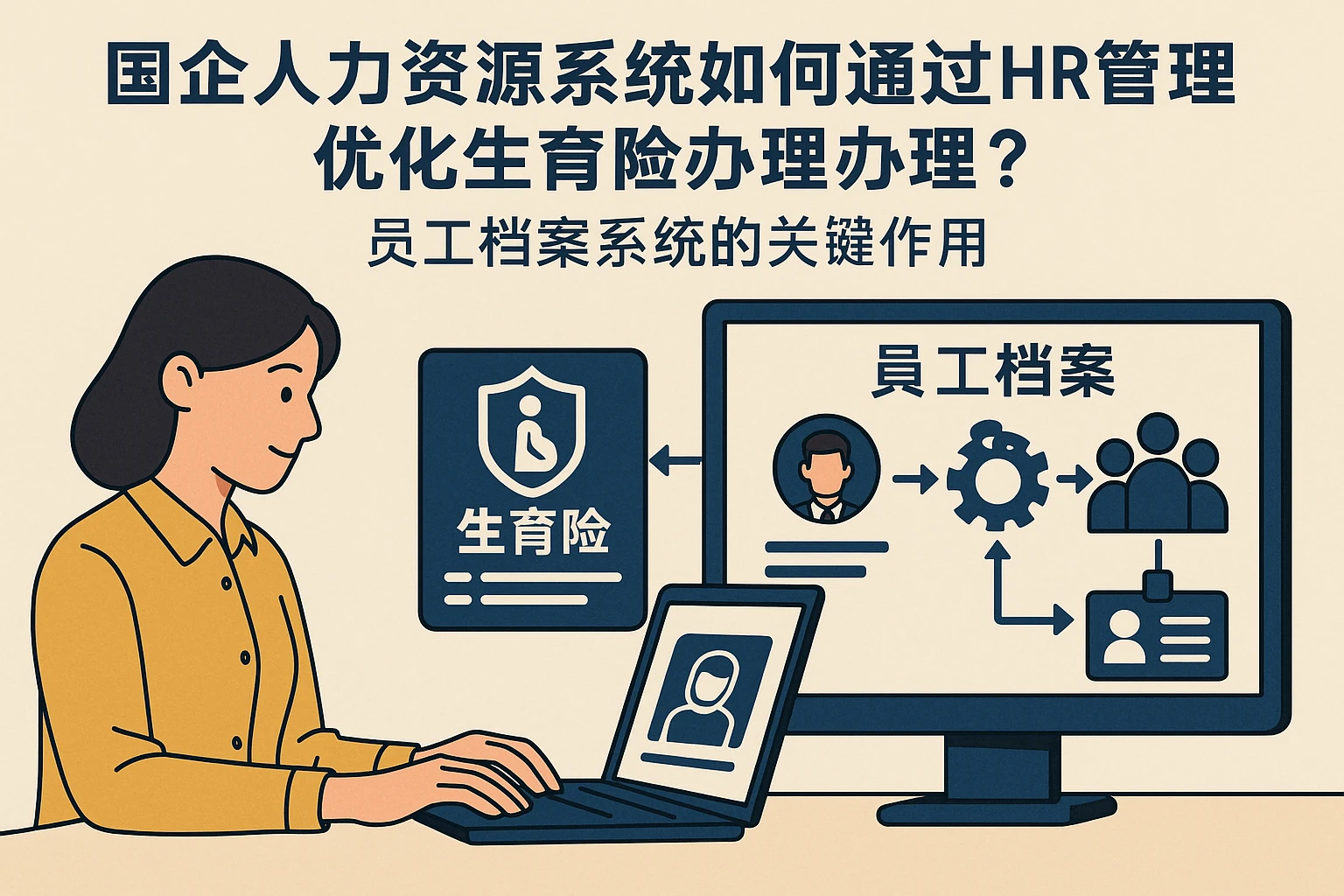 国企人力资源系统如何通过HR管理软件优化生育险办理？员工档案系统的关键作用