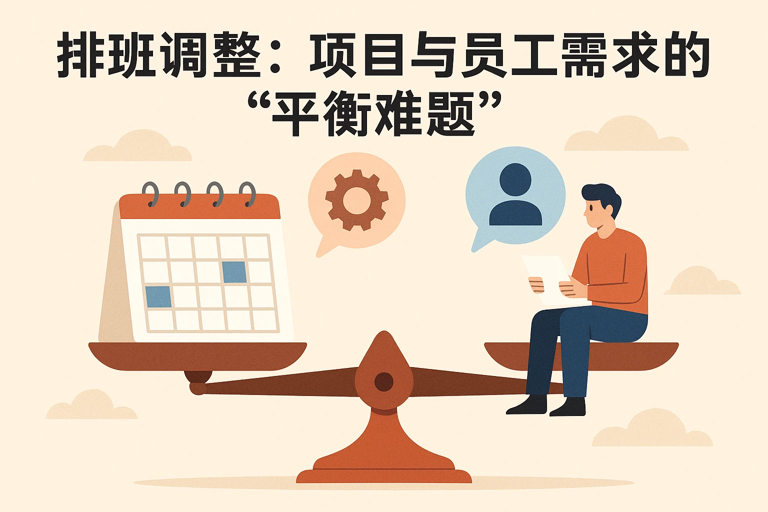 2. 排班调整：项目与员工需求的“平衡难题”