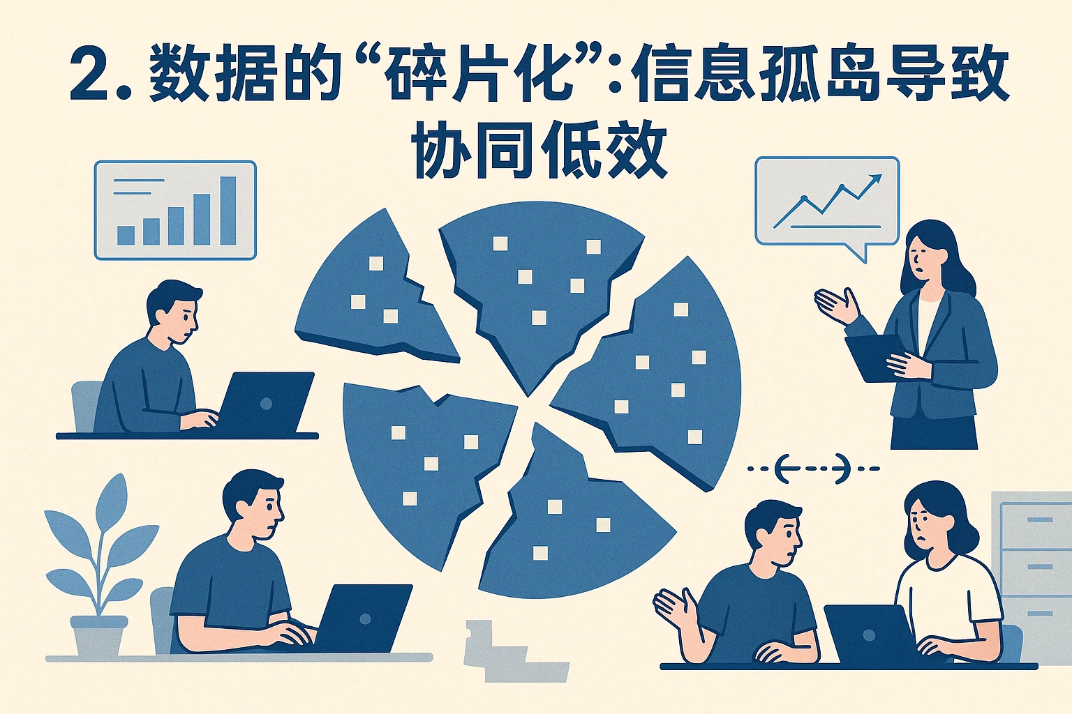 2. 数据的“碎片化”：信息孤岛导致协同低效