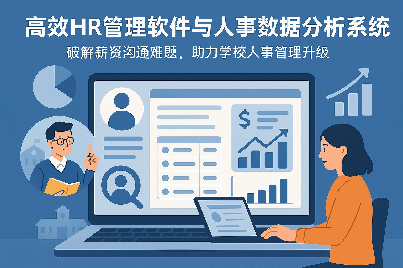 高效 HR管理软件与人事数据分析系统:破解薪资沟通难题,助力学校人事管理升级