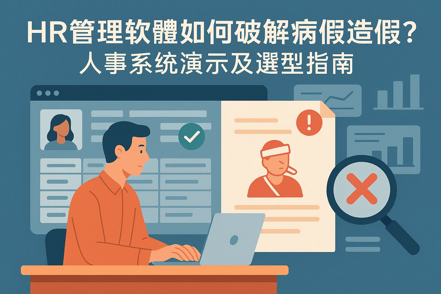 HR管理软件如何破解病假造假？人事系统演示及选型指南