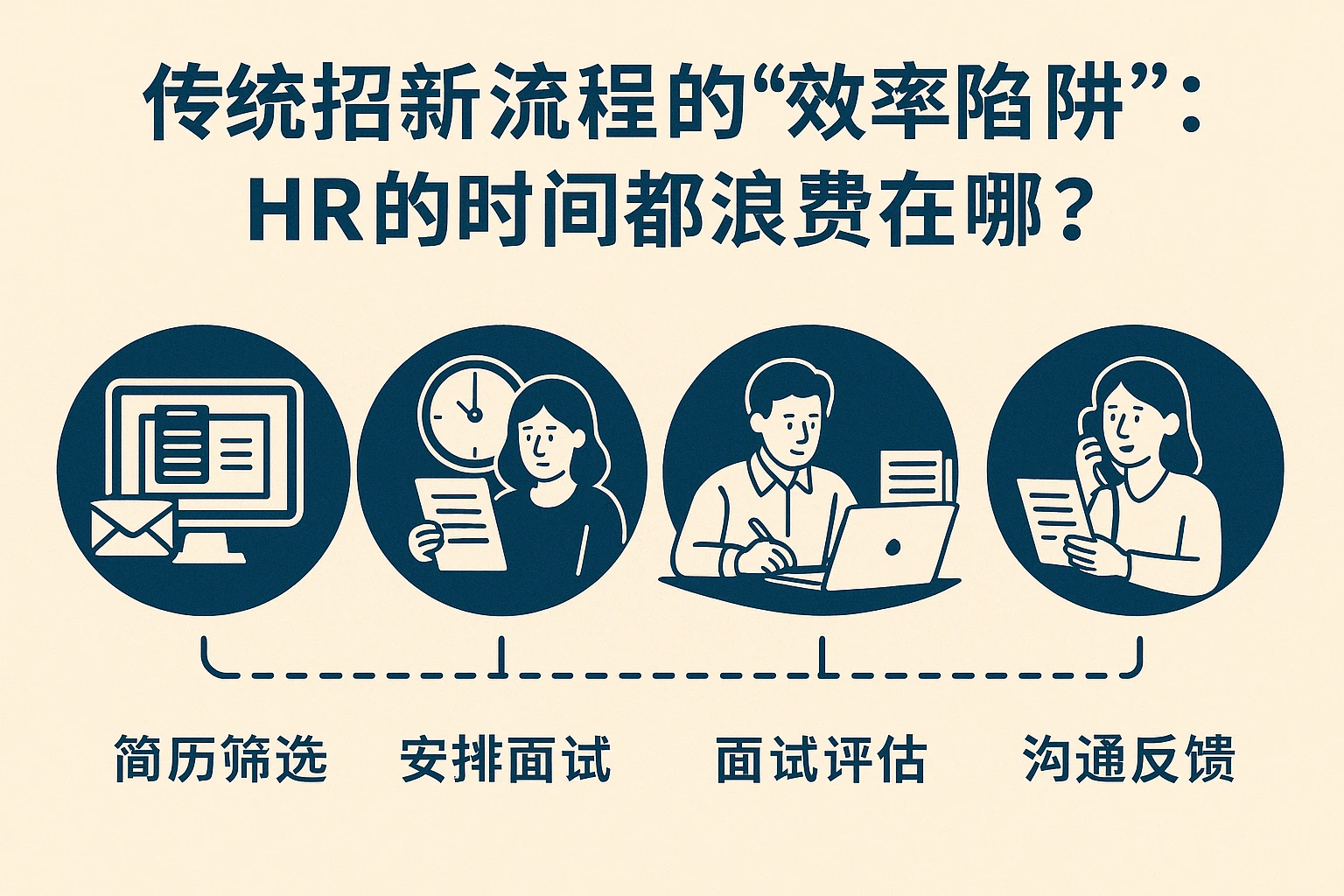 2. 传统招新流程的“效率陷阱”：HR的时间都浪费在哪？