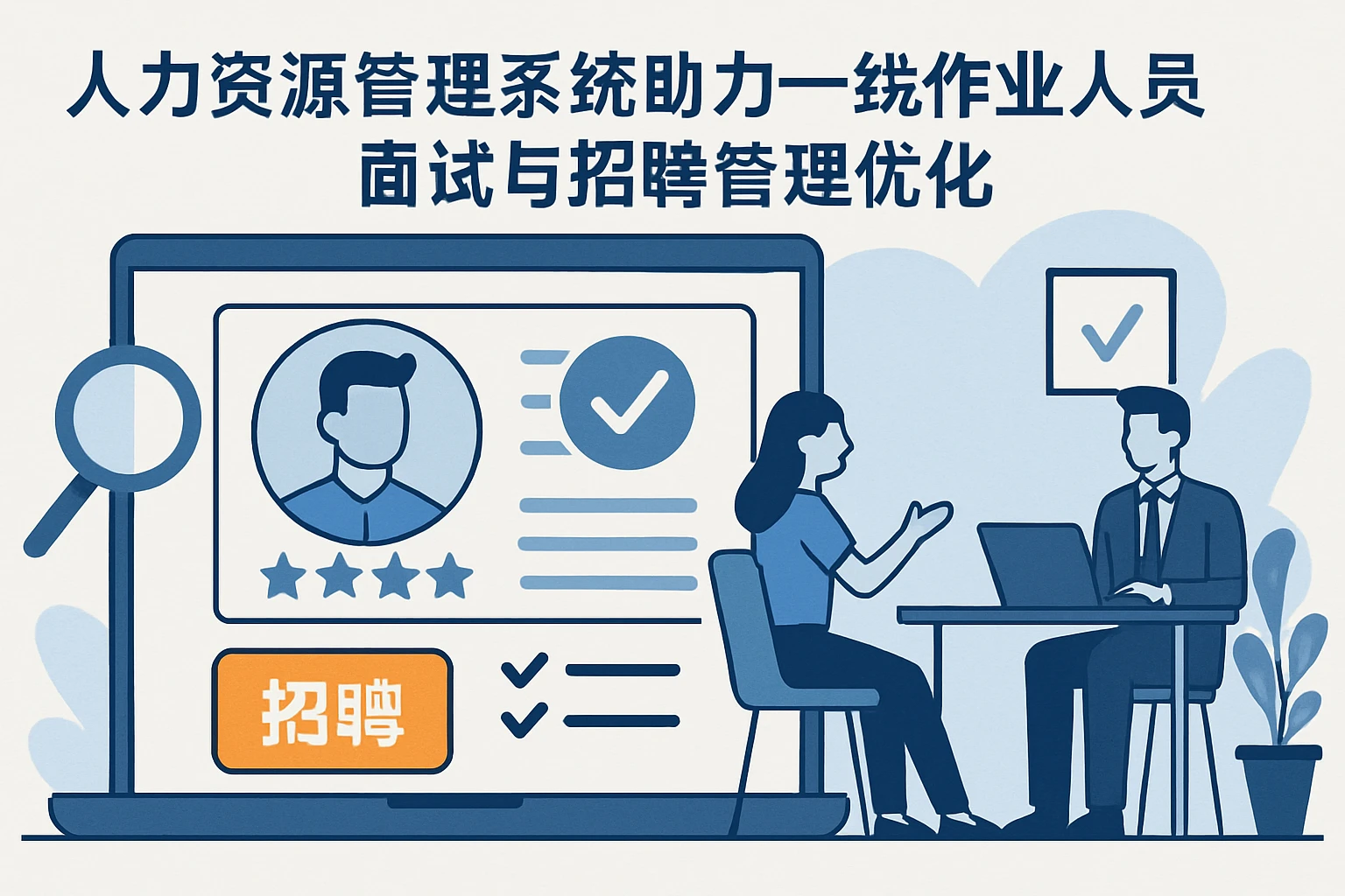 人力资源管理系统助力一线作业人员面试与招聘管理优化