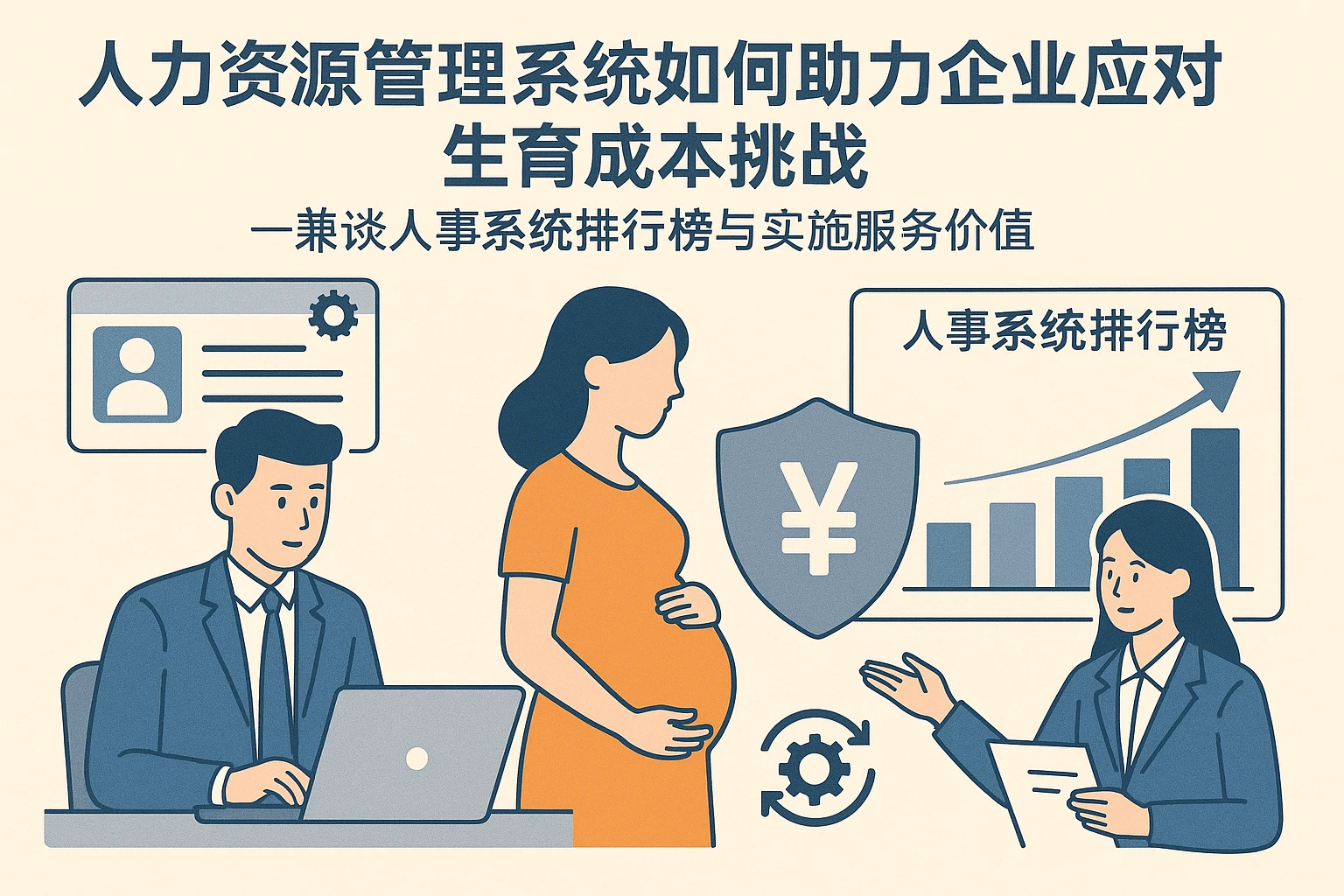人力资源管理系统如何助力企业应对生育成本挑战——兼谈人事系统排行榜与实施服务价值