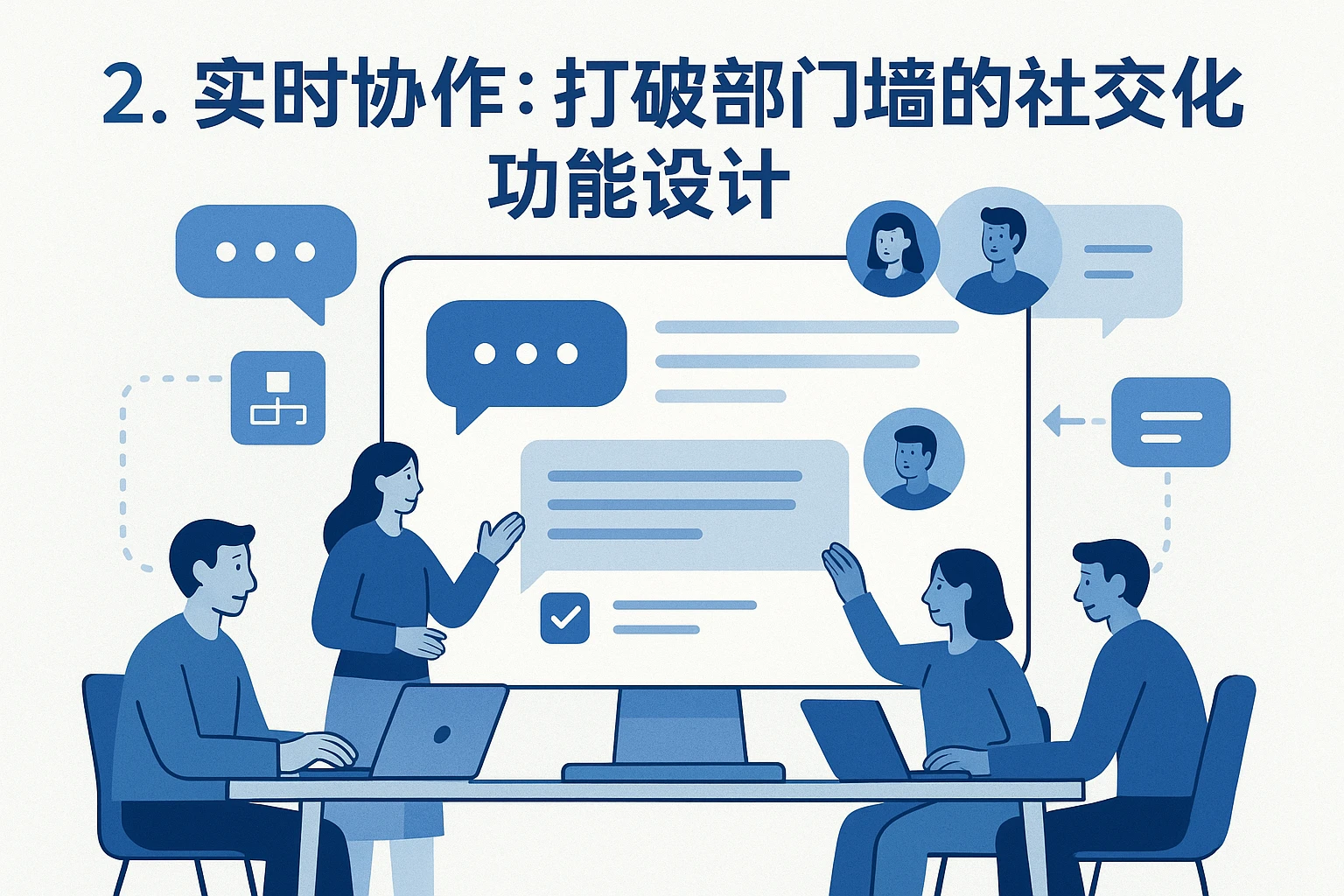 2. 实时协作：打破部门墙的社交化功能设计