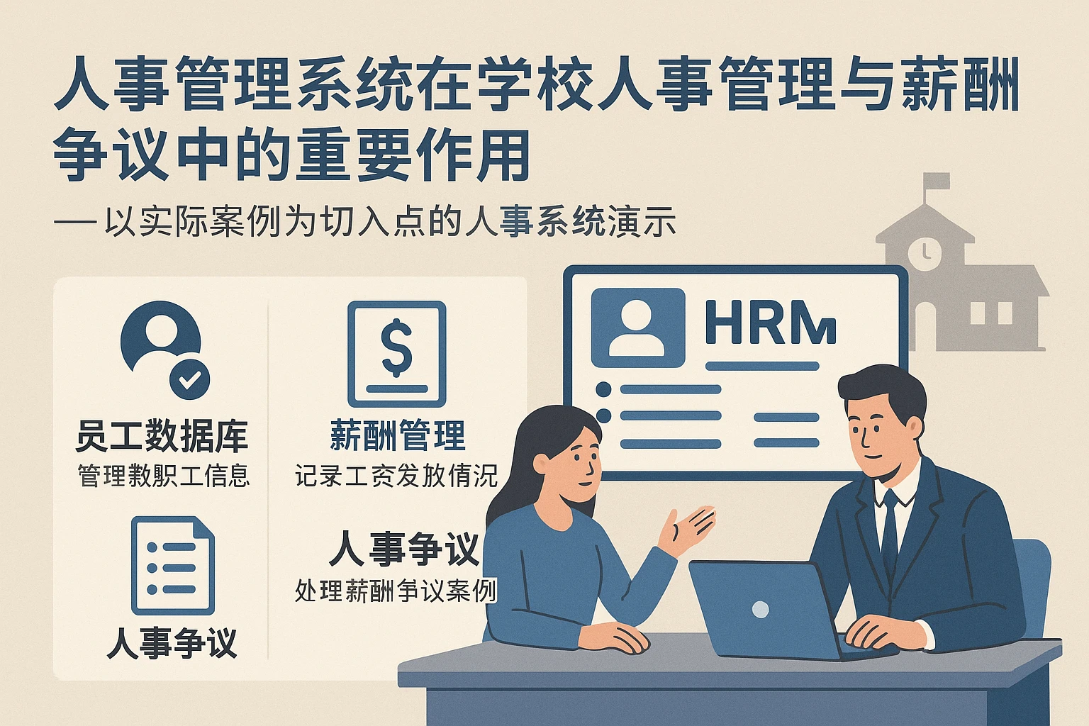 人事管理系统在学校人事管理与薪酬争议中的重要作用——以实际案例为切入点的人事系统演示