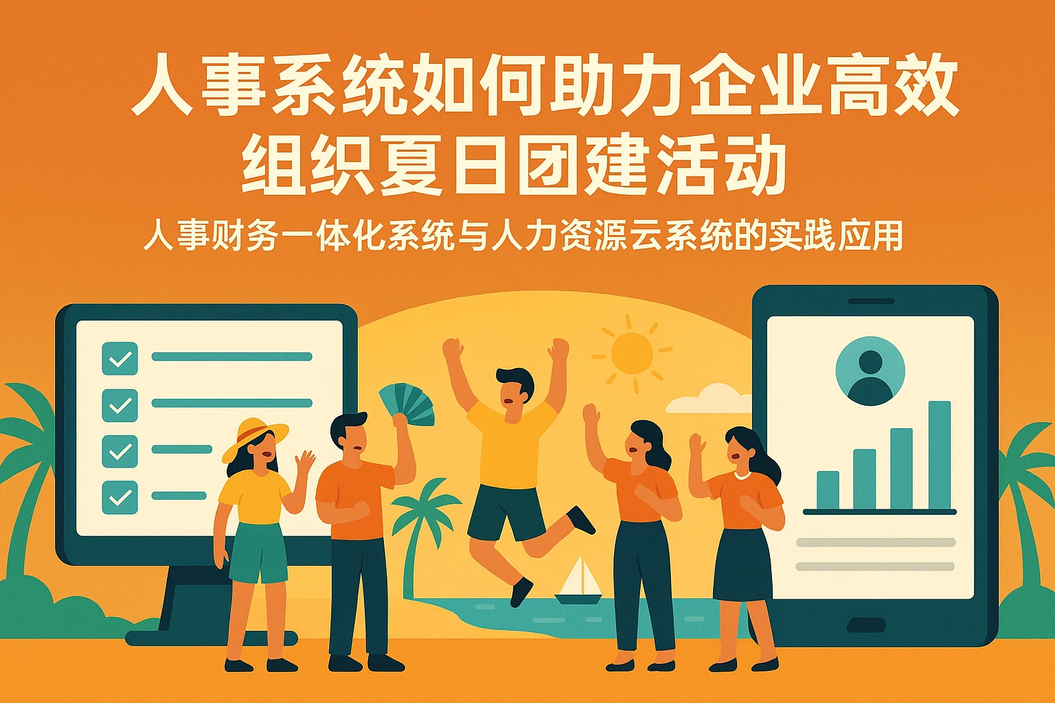 人事系统如何助力企业高效组织夏日团建活动——人事财务一体化系统与人力资源云系统的实践应用