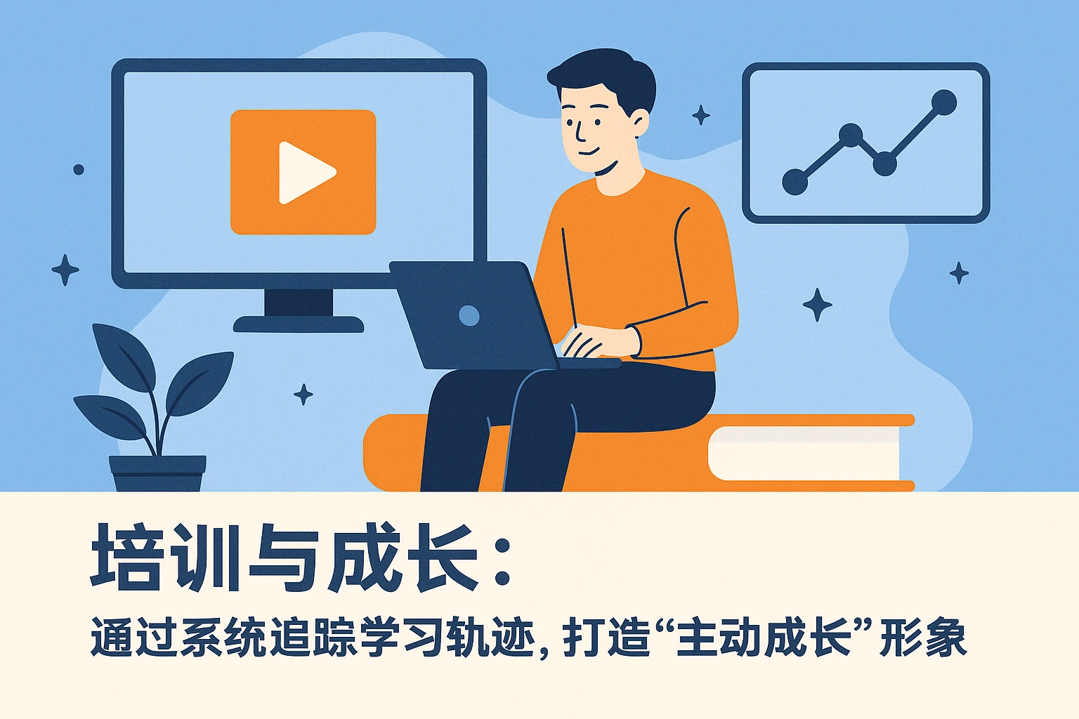 2. 培训与成长：通过系统追踪学习轨迹，打造“主动成长”形象