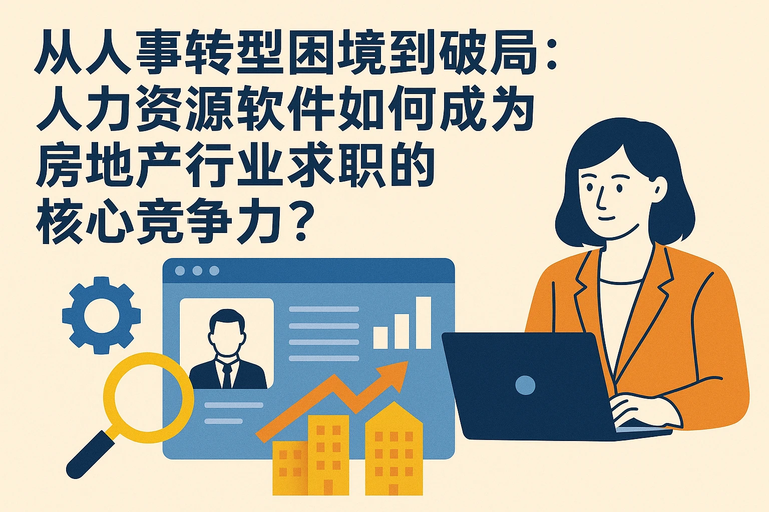 从人事转型困境到破局：人力资源软件如何成为房地产行业求职的核心竞争力？