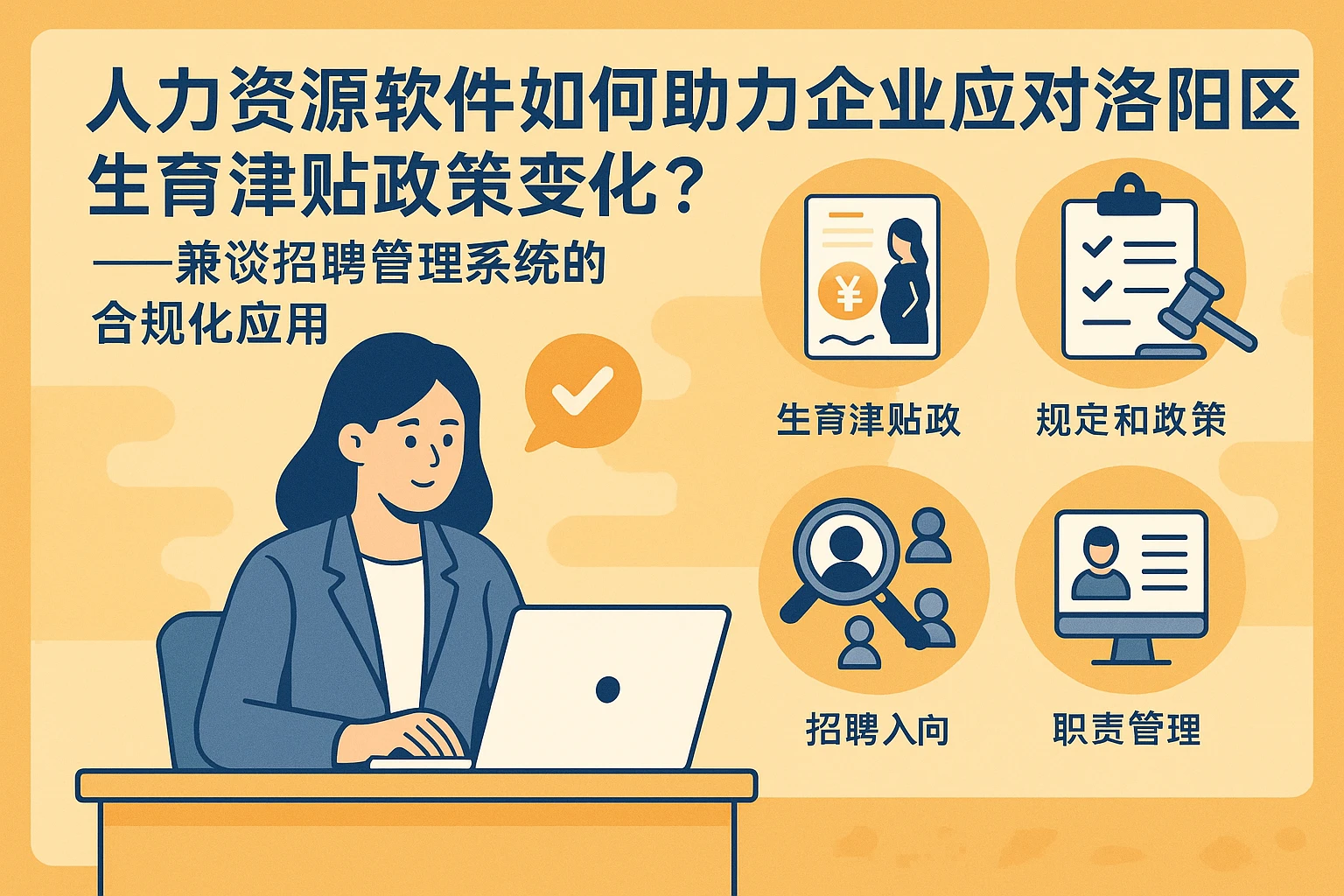 人力资源软件如何助力企业应对洛阳地区生育津贴政策变化？——兼谈招聘管理系统的合规化应用