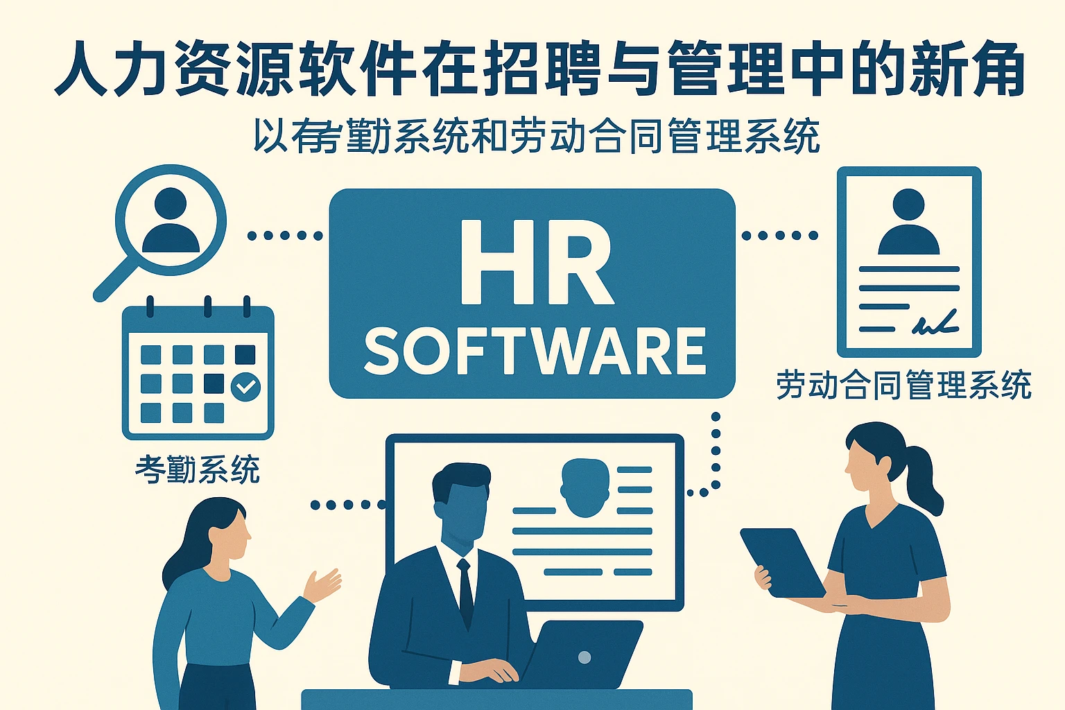 人力资源软件在招聘与管理中的新角色——以考勤系统和劳动合同管理系统为核心