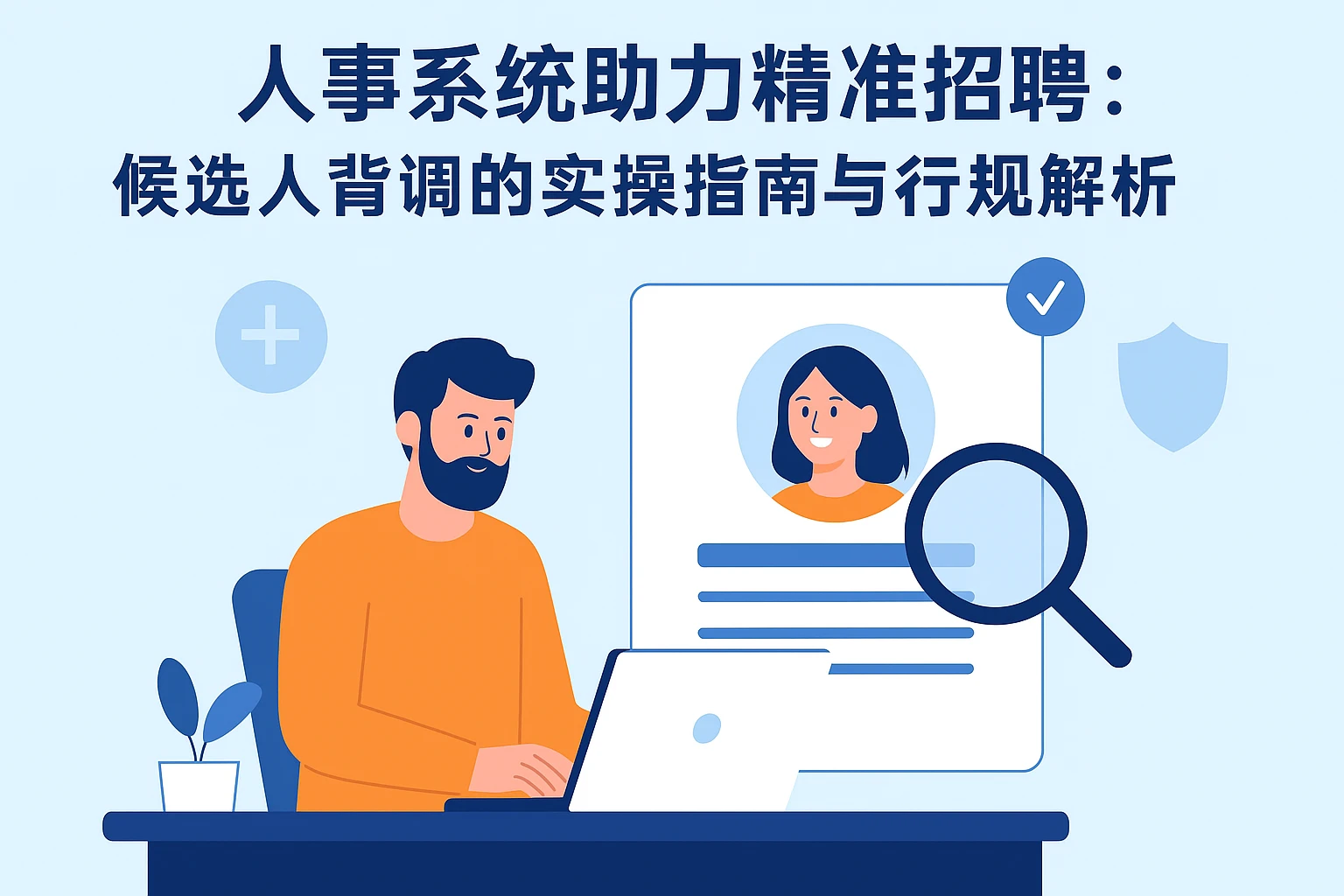 人事系统助力精准招聘：候选人背调的实操指南与行规解析