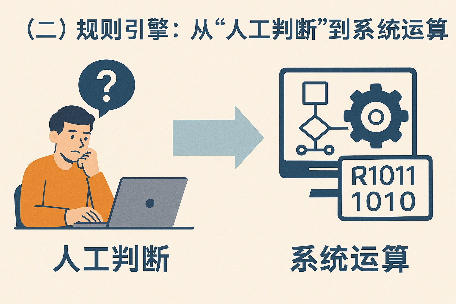 （二）规则引擎：从“人工判断”到“系统运算”