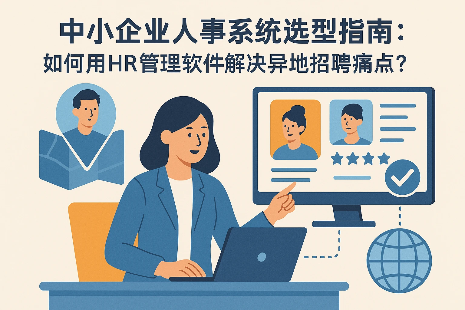 中小企业人事系统选型指南：如何用HR管理软件解决异地招聘痛点？
