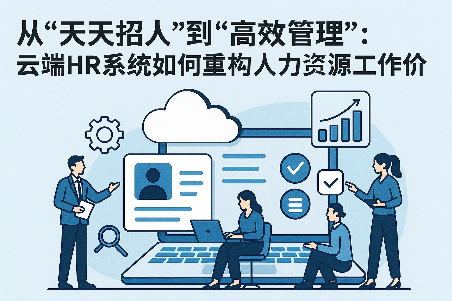从“天天招人”到“高效管理”：云端HR系统如何重构人力资源工作价值