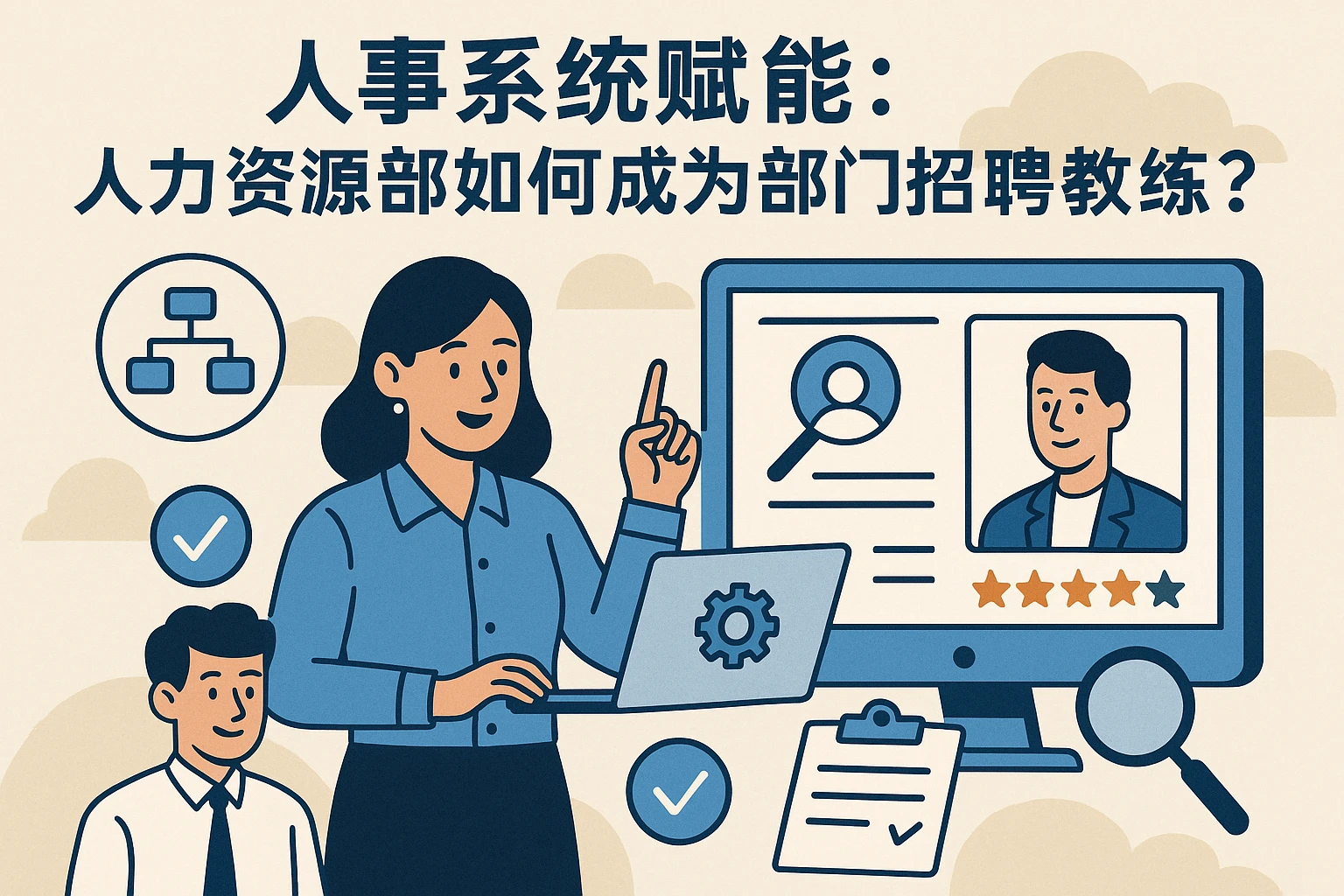 人事系统赋能：人力资源部如何成为部门招聘教练？