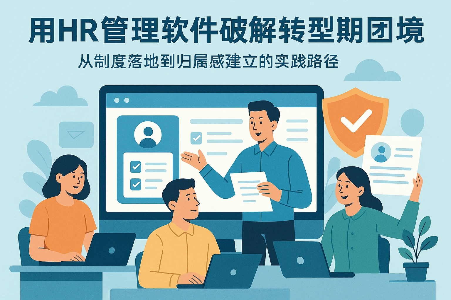 用HR管理软件破解转型期团队困境：从制度落地到归属感建立的实践路径