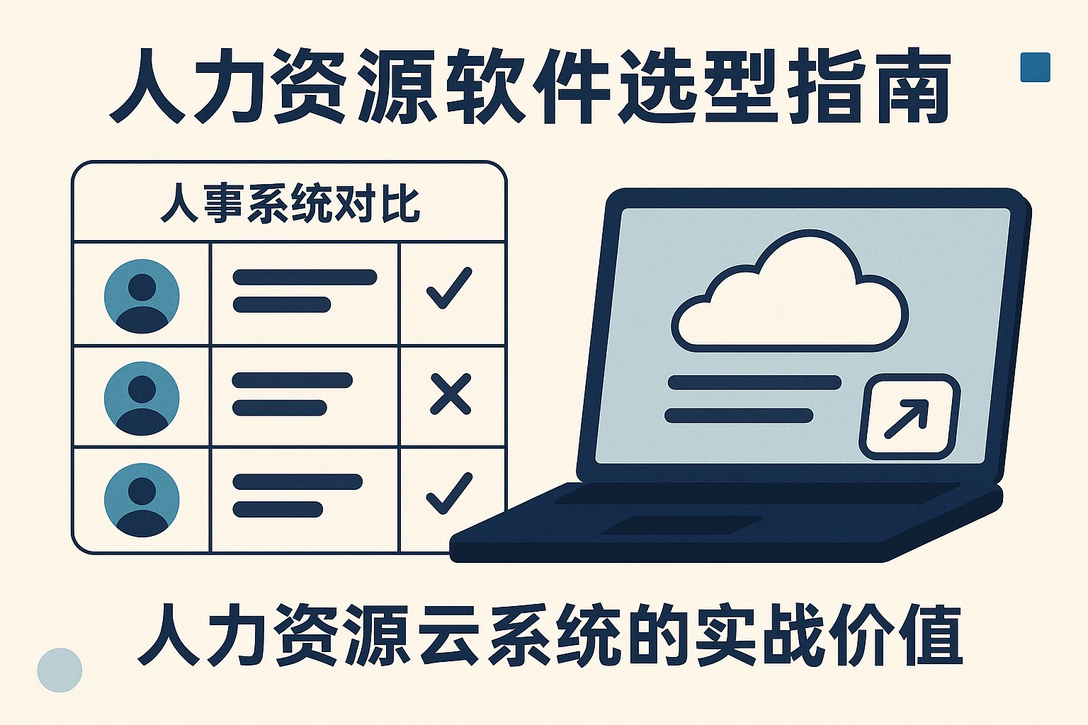 人力资源软件选型指南：人事系统对比与人力资源云系统的实战价值