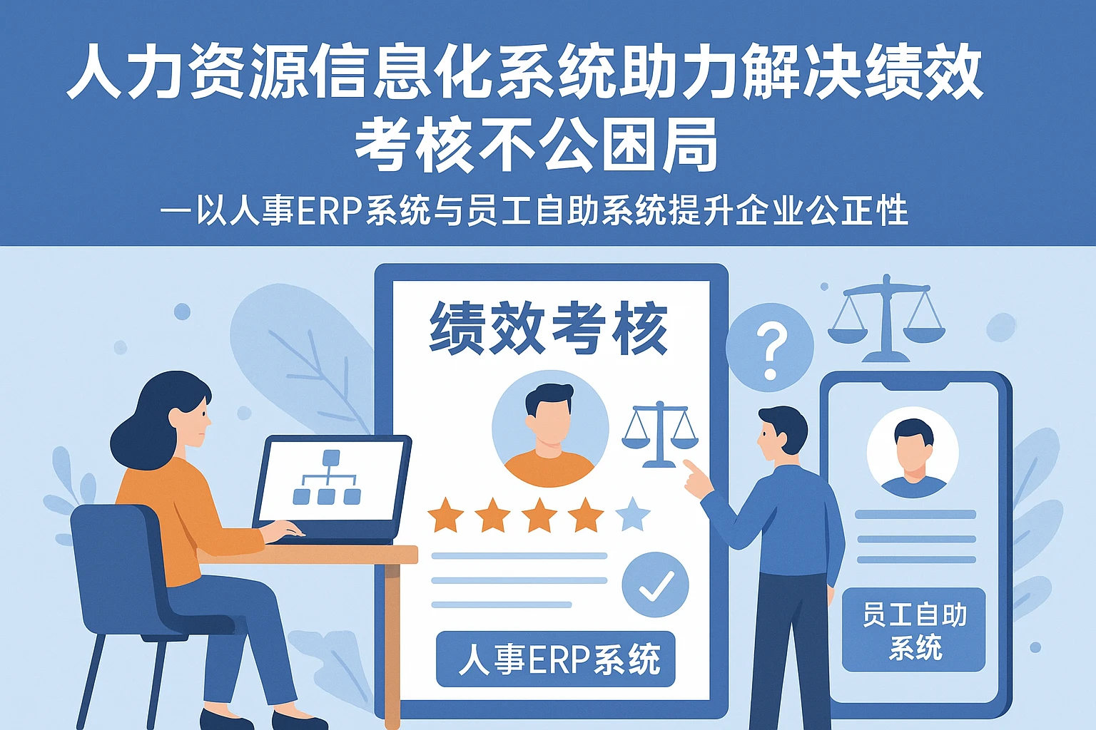 人力资源信息化系统助力解决绩效考核不公困局——以人事ERP系统与员工自助系统提升企业公正性
