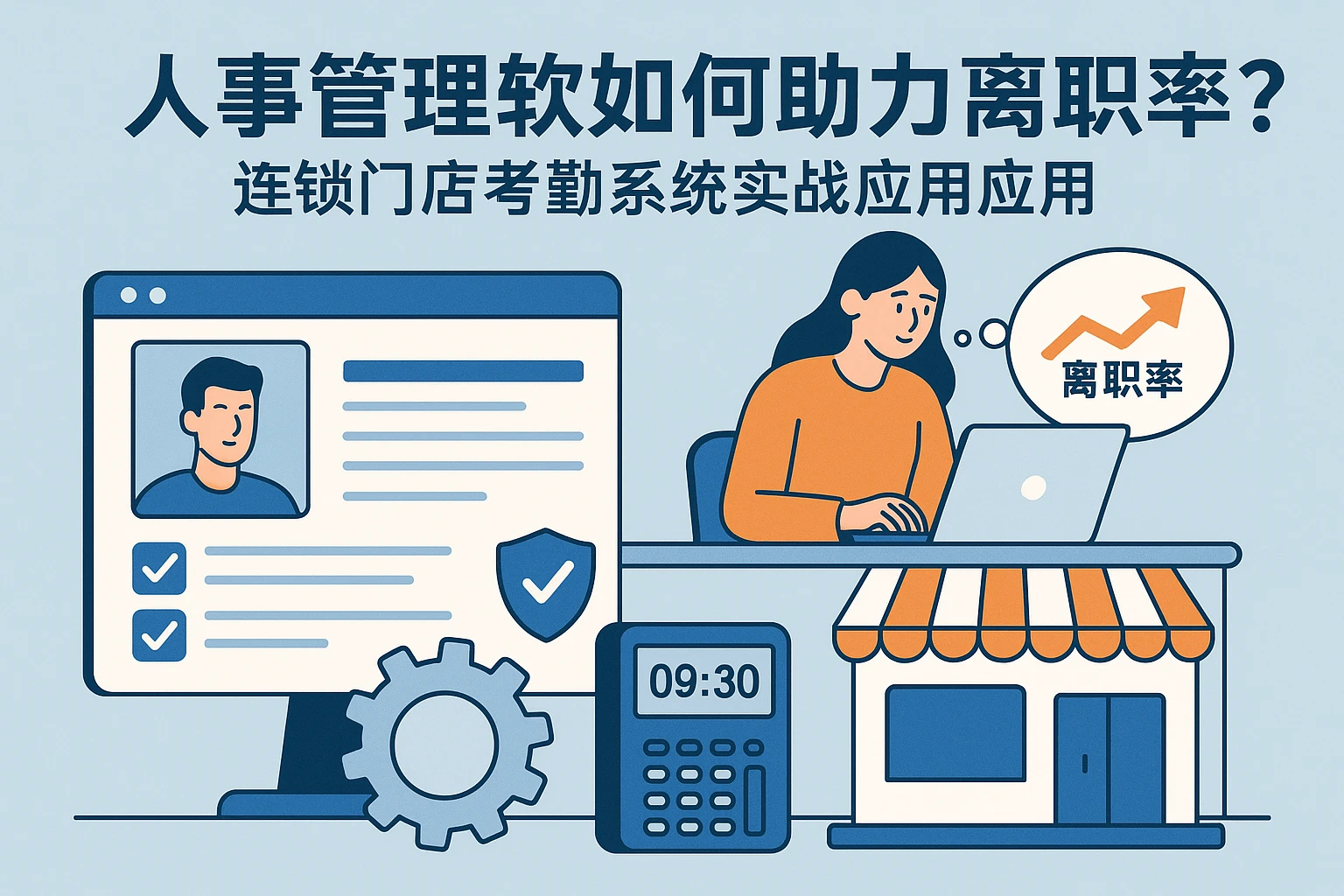 人事管理软件如何助力企业控制离职率？连锁门店考勤系统的实战应用