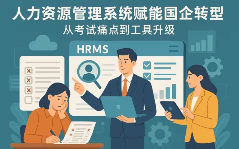 人力资源管理系统赋能国企数字化转型：从考试痛点到工具升级