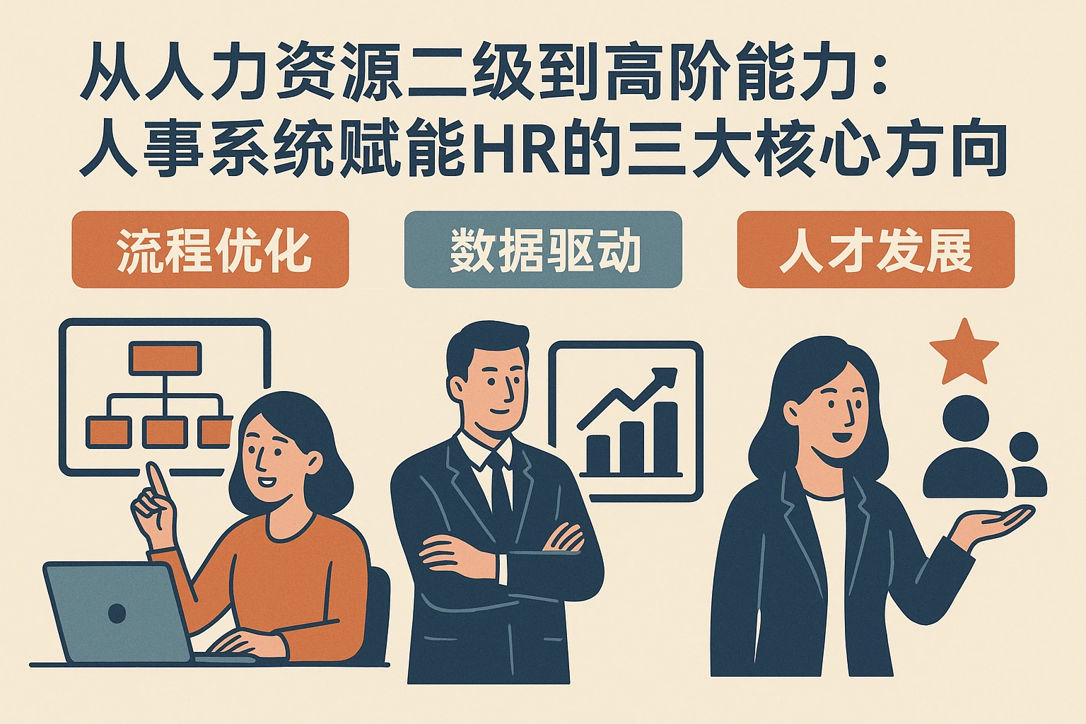 从人力资源二级到高阶能力：人事系统赋能HR的三大核心方向