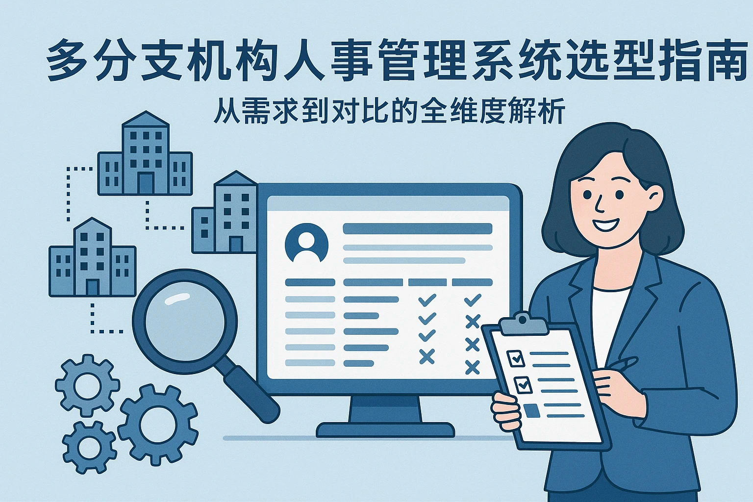 多分支机构人事管理系统选型指南：从需求到对比的全维度解析