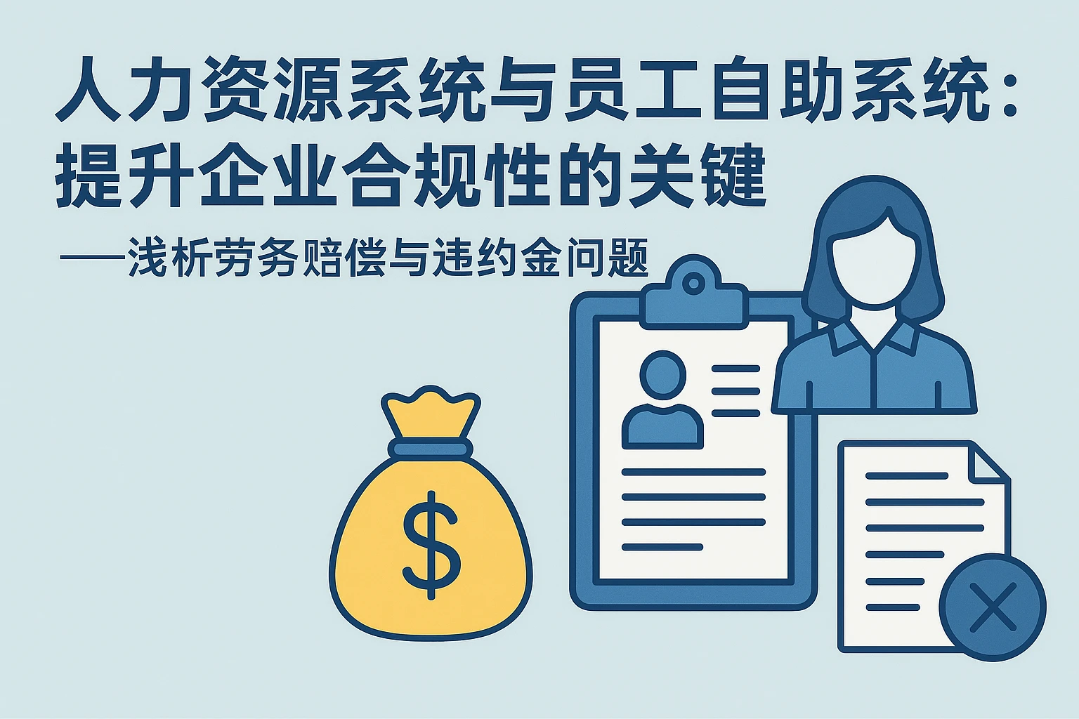 人力资源系统与员工自助系统：提升企业合规性的关键——浅析劳务赔偿与违约金问题