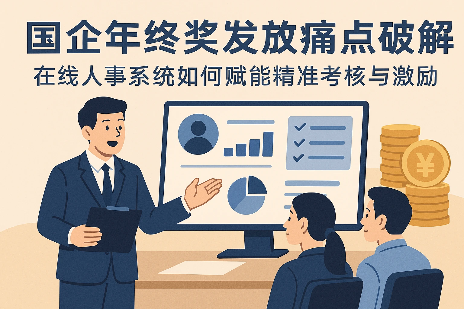 国企年终奖发放痛点破解：在线人事系统如何赋能精准考核与激励