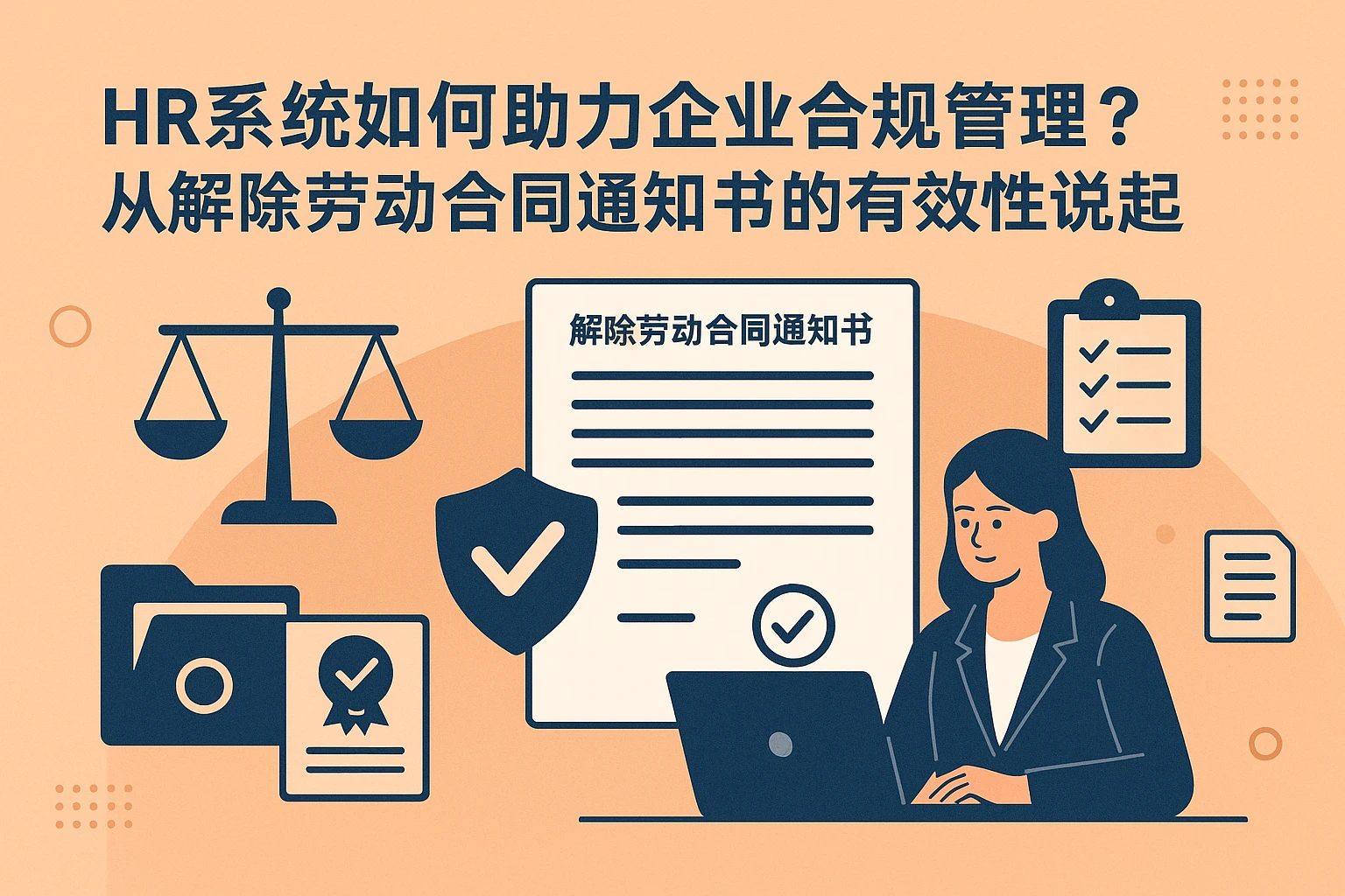 HR系统如何助力企业合规管理？从解除劳动合同通知书的有效性说起