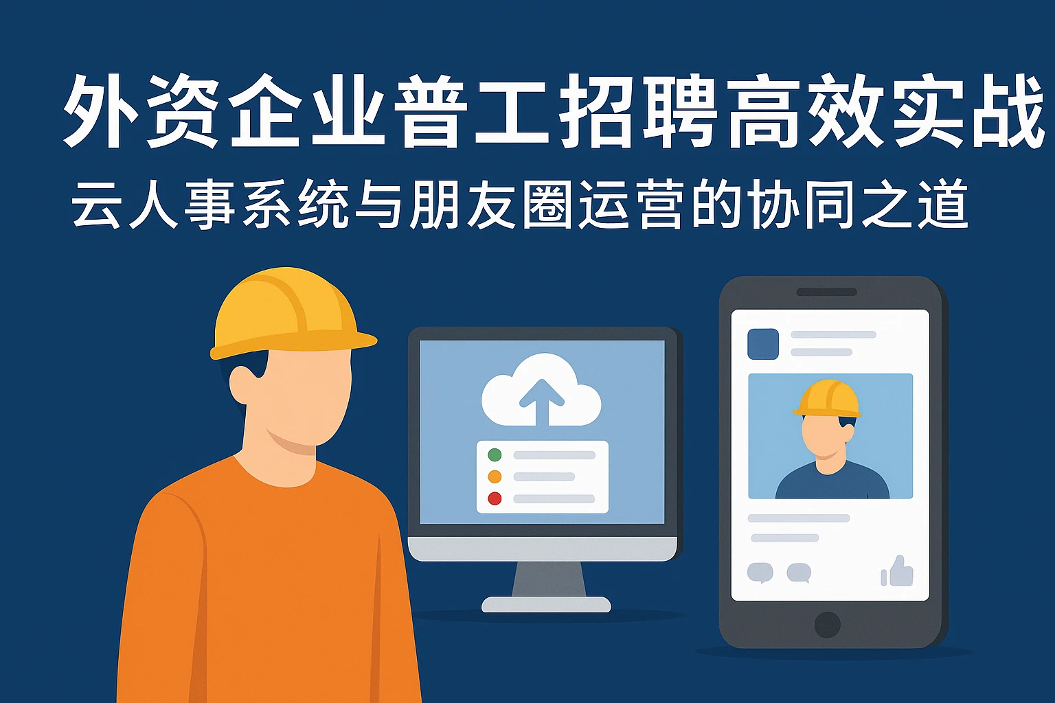 外资企业普工招聘高效实战：云人事系统与朋友圈运营的协同之道