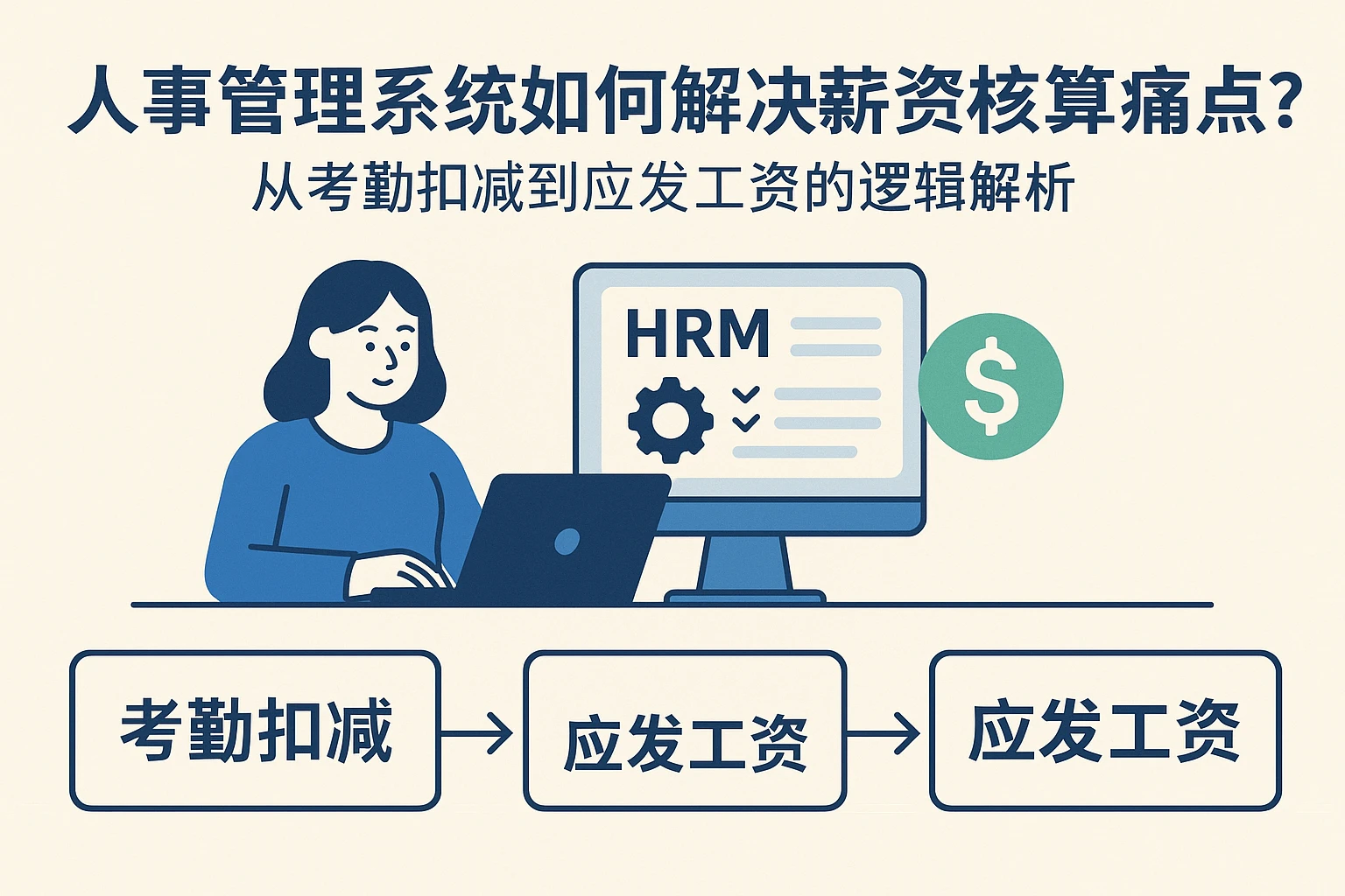 人事管理系统如何解决薪资核算痛点？从考勤扣减到应发工资的逻辑解析
