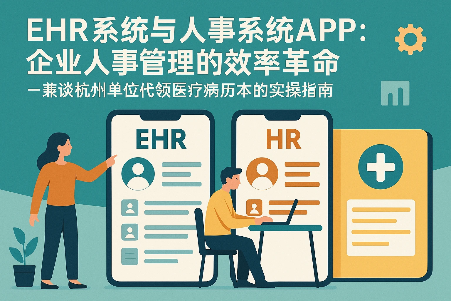 EHR系统与人事系统APP：企业人事管理的效率革命——兼谈杭州单位代领医疗病历本的实操指南