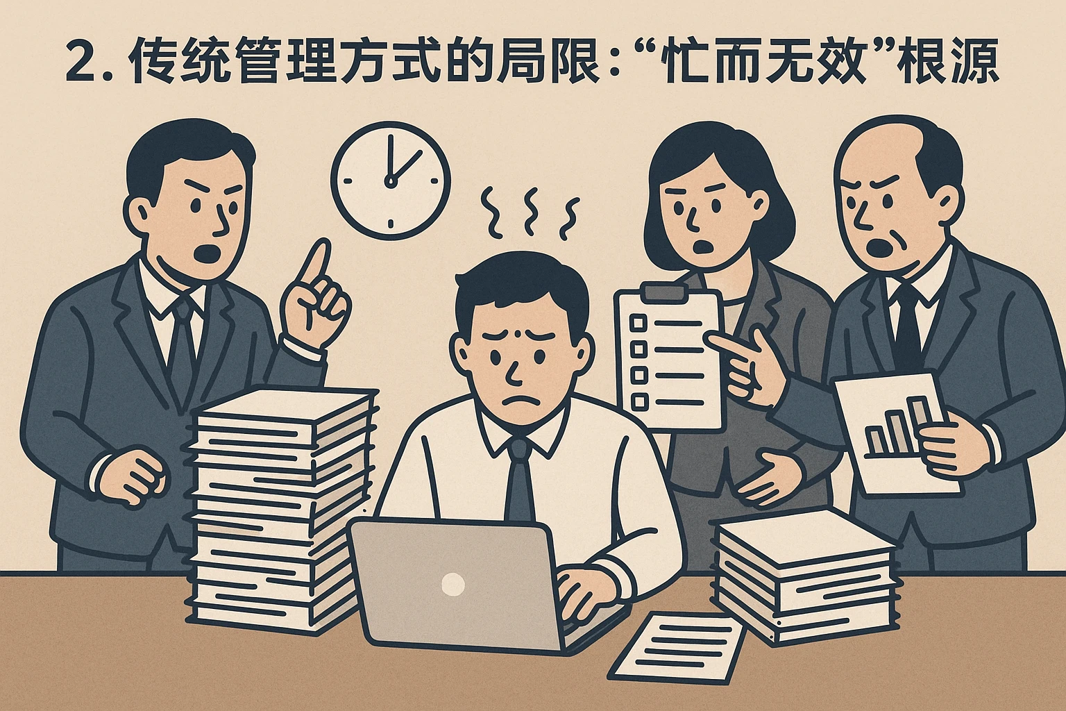 2. 传统管理方式的局限：“忙而无效”的根源