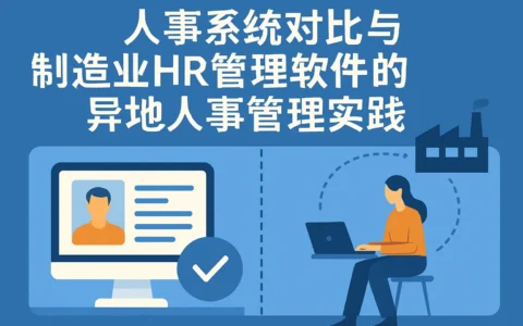人事系统对比与制造业HR管理软件的异地人事管理实践
